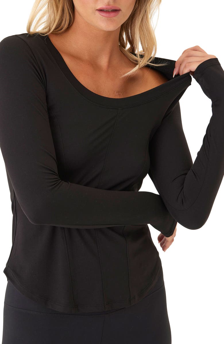 Threads 4 Thought Kellie Heathered Jersey T-Shirt, Main, color, 