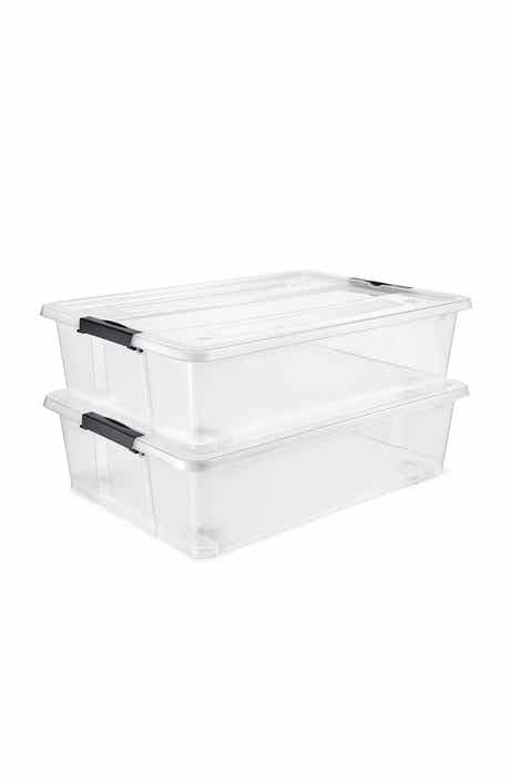 SORBUS 2-Pack Under Bed Storage Bins