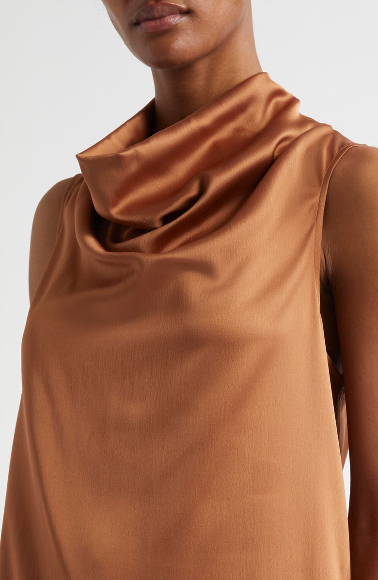 Reiss Atelier Manon Cowl Neck Sleeveless Satin Top, Alternate, color, 