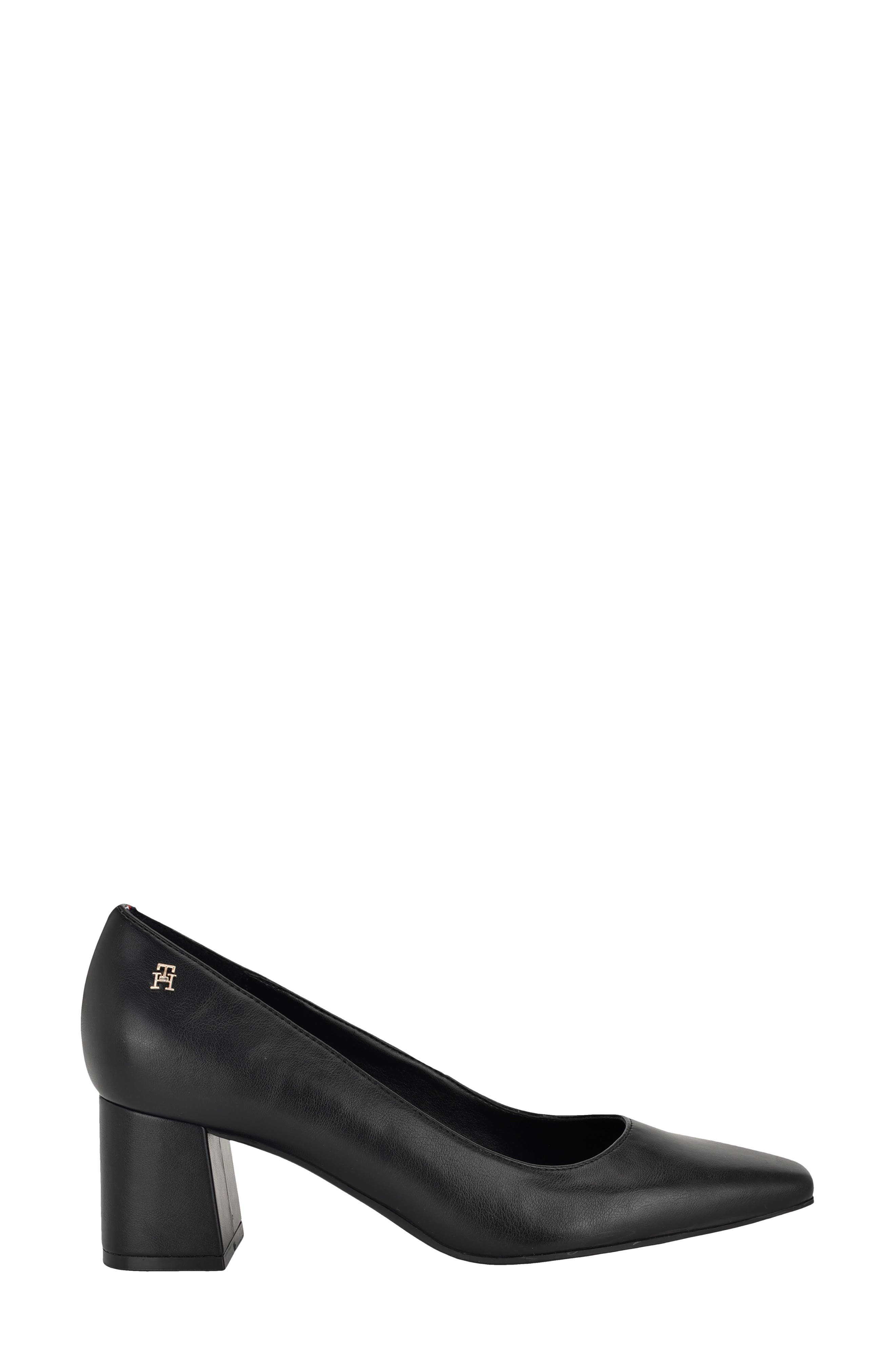 Tommy Hilfiger Opheili Block Heel Pump, Alternate, color, Black