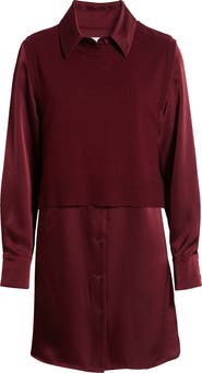 Sam Edelman Layered Mixed Media Dress