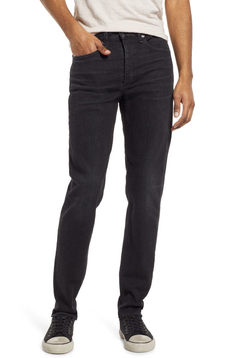 rag & bone Fit 2 Slim Fit Cotton & Cashmere Blend Jeans, Main, color, 