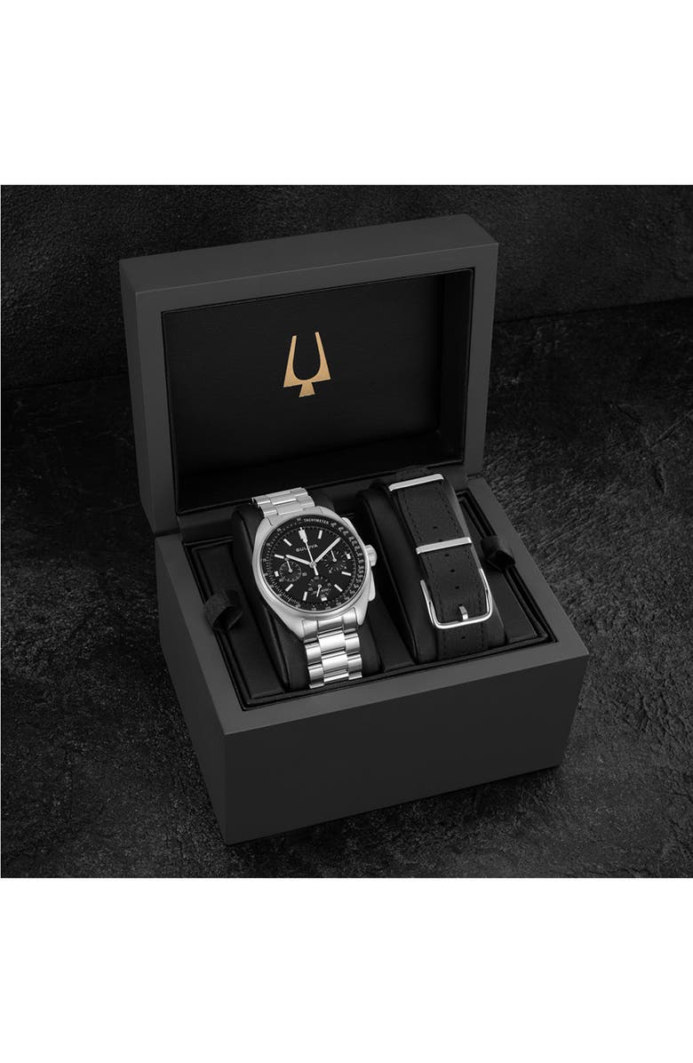 BULOVA Lunar Pilot Chronograph Watch, 43.5mm, Alternate, color, 