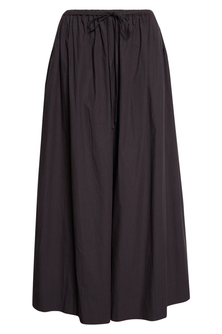 Cotton Hybrid Wide Leg Pants, Alternate, color, BLACK