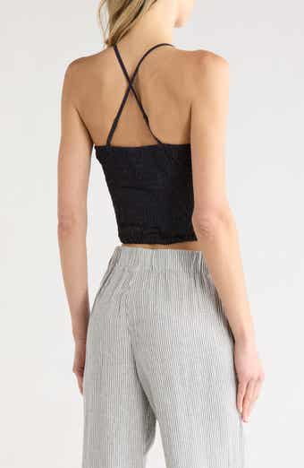 Lake Ruched Cotton Camisole