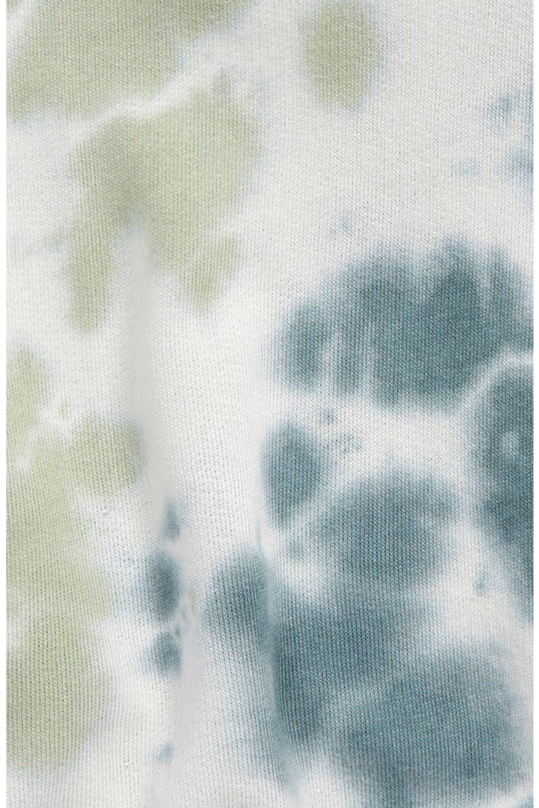 Tie Dye Fleece Hooded Sweatshirt, Alternate, color, TEAL ARCTIC TIE DYE