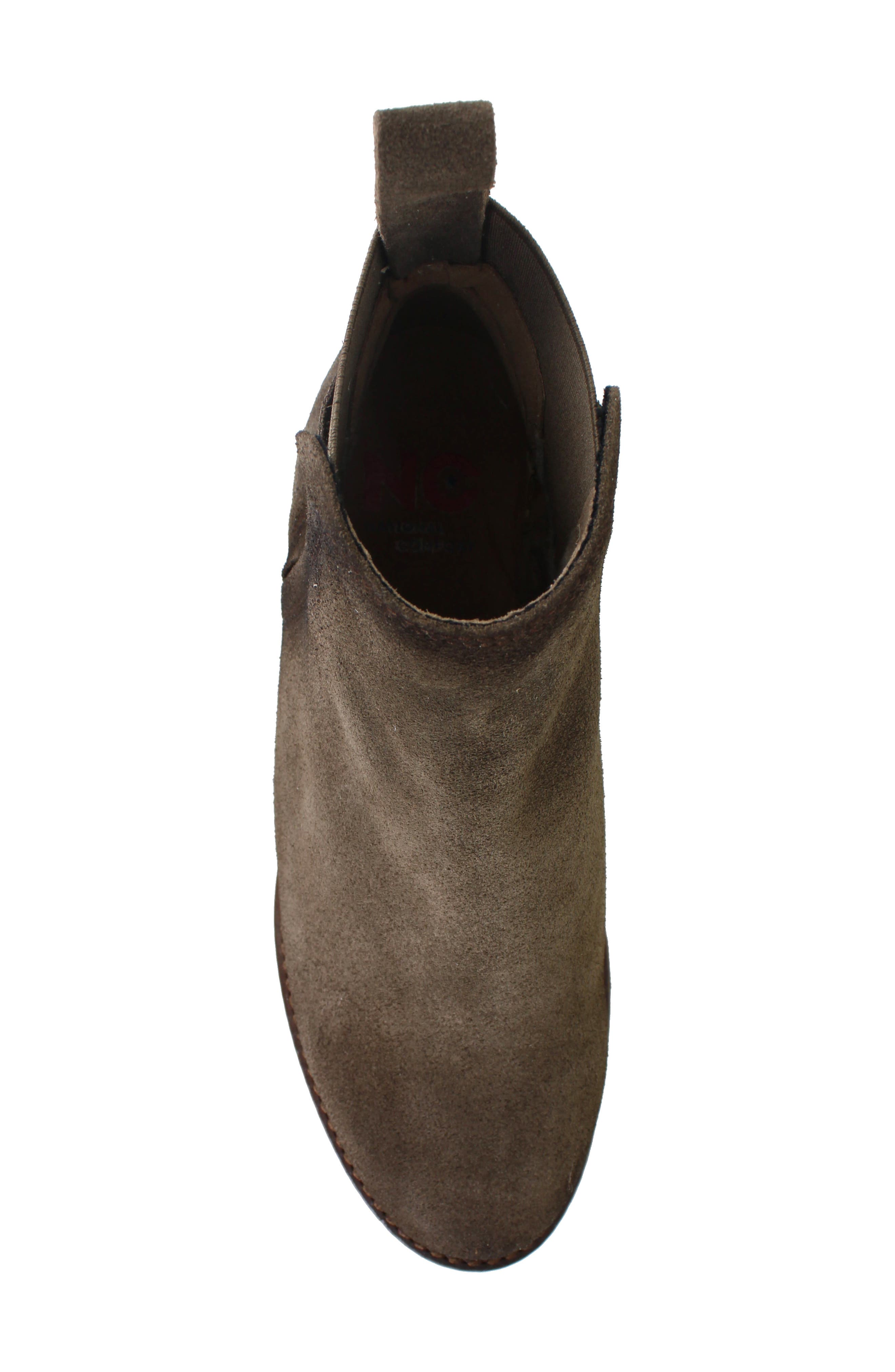 National Comfort Evita Bootie, Alternate, color, Mocha Suede
