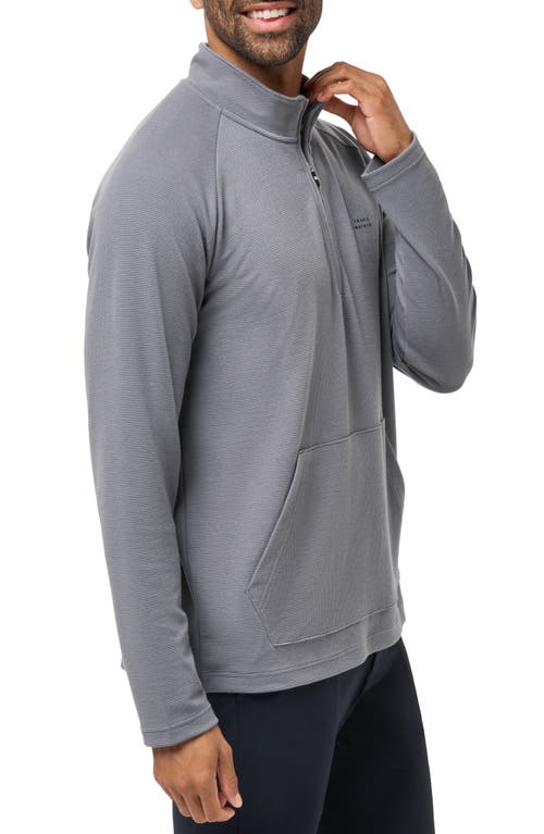 Travismathew Thermal Quarter Zip Pullover In Gray