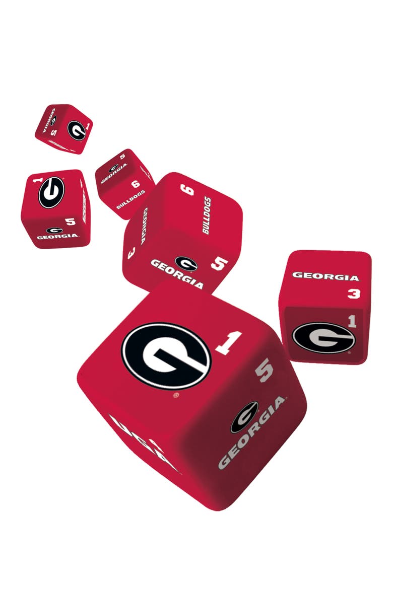 Georgia Bulldogs Dice Set - 19mm, Alternate, color, Multicolor