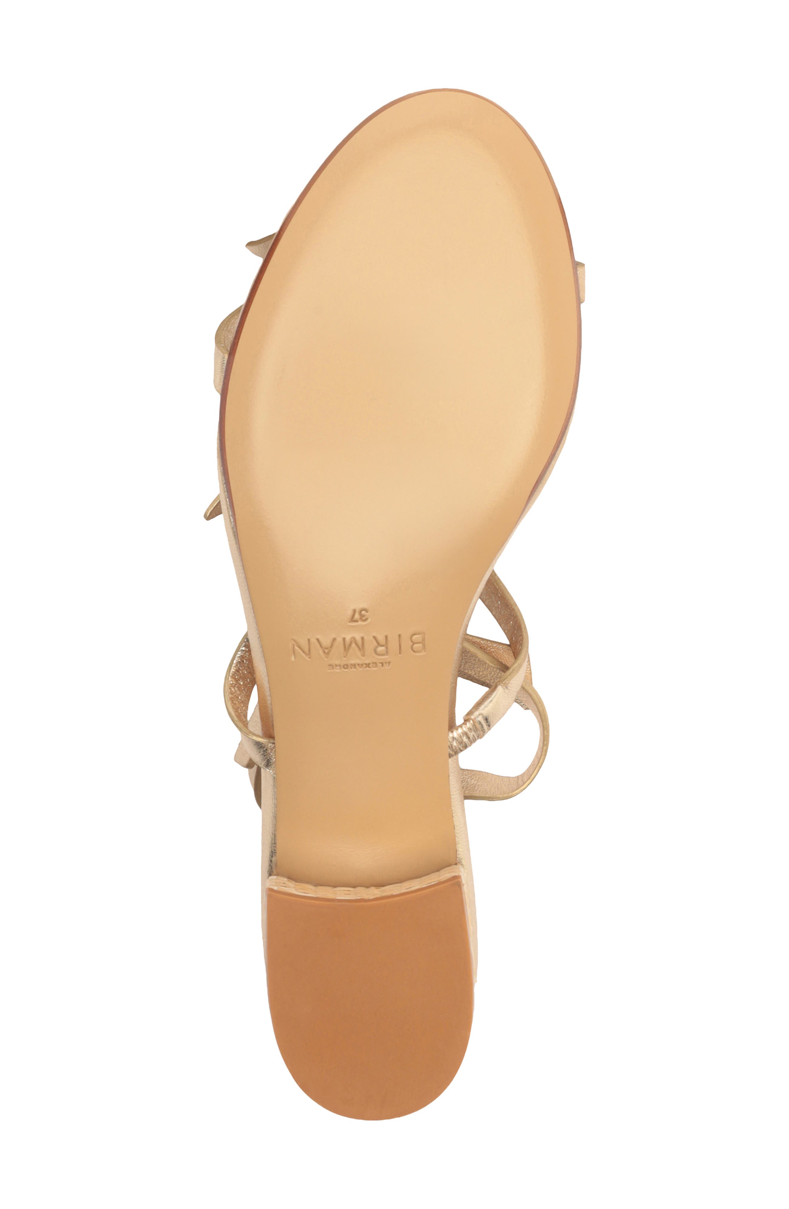 Alexandre Birman Slim Lolita Sandal, Alternate, color, Golden