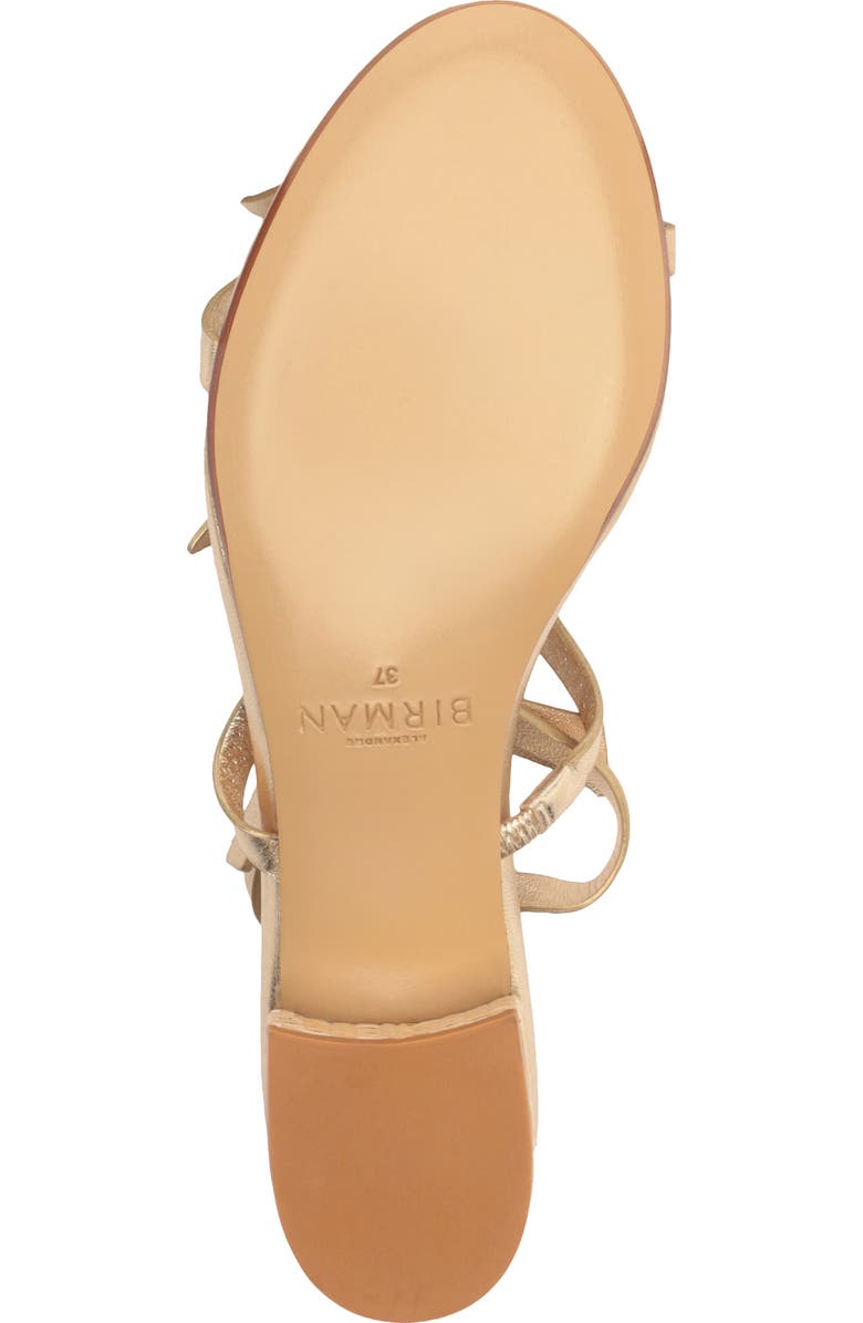 Alexandre Birman Slim Lolita Sandal, Alternate, color, Golden