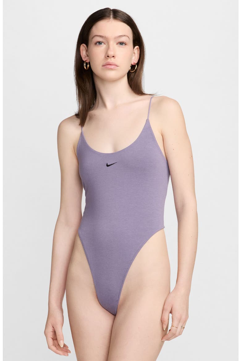 Sportswear Camisole Bodysuit, Alternate, color, DAYBREAK/ BLACK