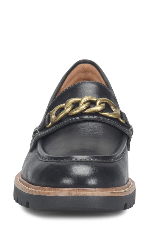 Comfortiva Linz Lug Sole Loafer In Black