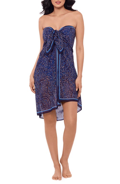 Miraclesuit ® Spotlight Cover-up Pareo In Plum Multi