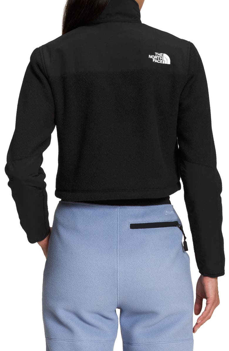 The North Face Denali Water Repellent Crop Jacket, Alternate, color, 