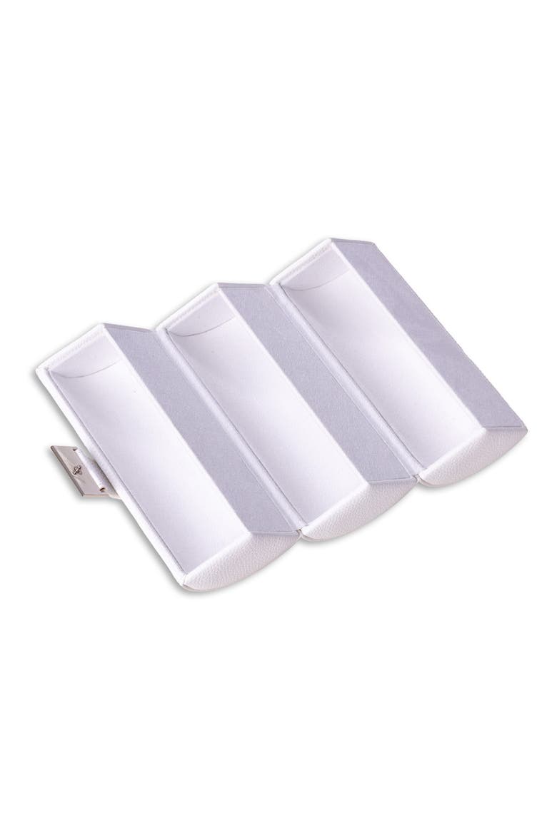 Leather Sunglass Storage Case, Alternate, color, WHITE