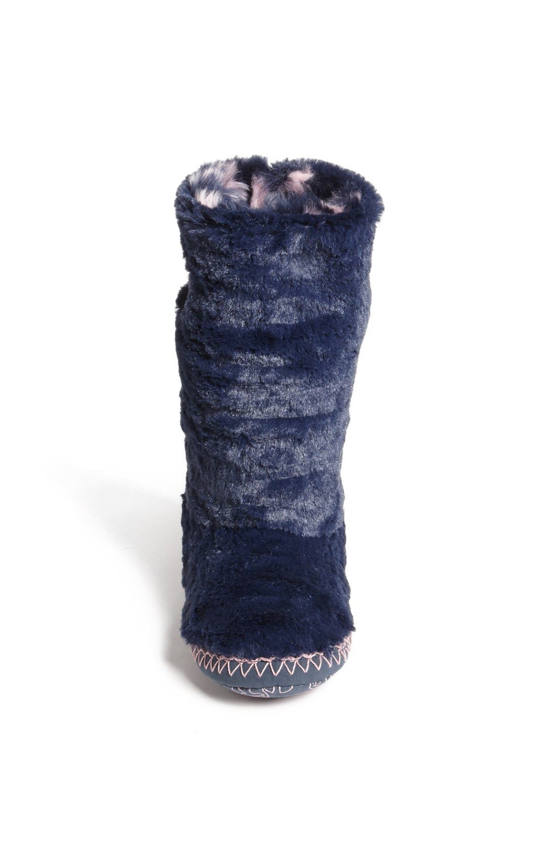 BEDROOM ATHLETICS 'Sophia' Faux Fur Bootie Slipper, Alternate, color, 