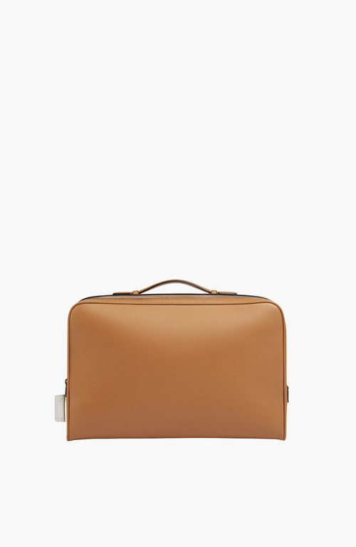 Aviteur Cristallo Soft Laptop Briefcase In Brown