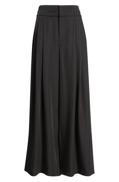 Skyrise Triple Pleat Palazzo Pants