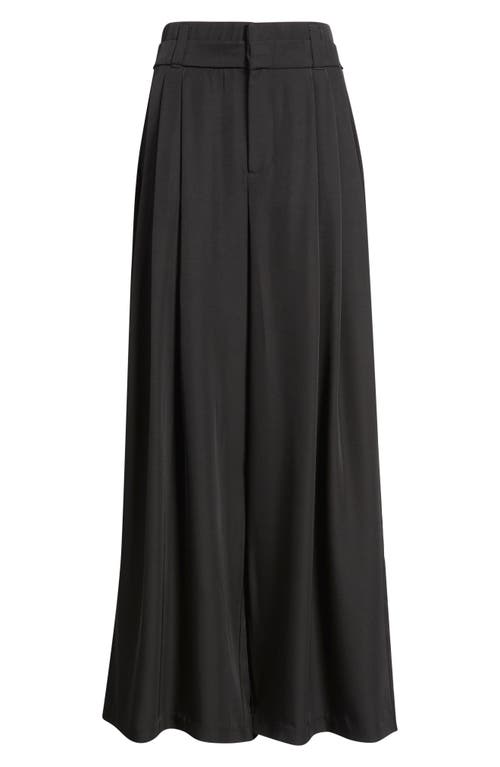 Wit & Wisdom Skyrise Triple Pleat Palazzo Pants In Black