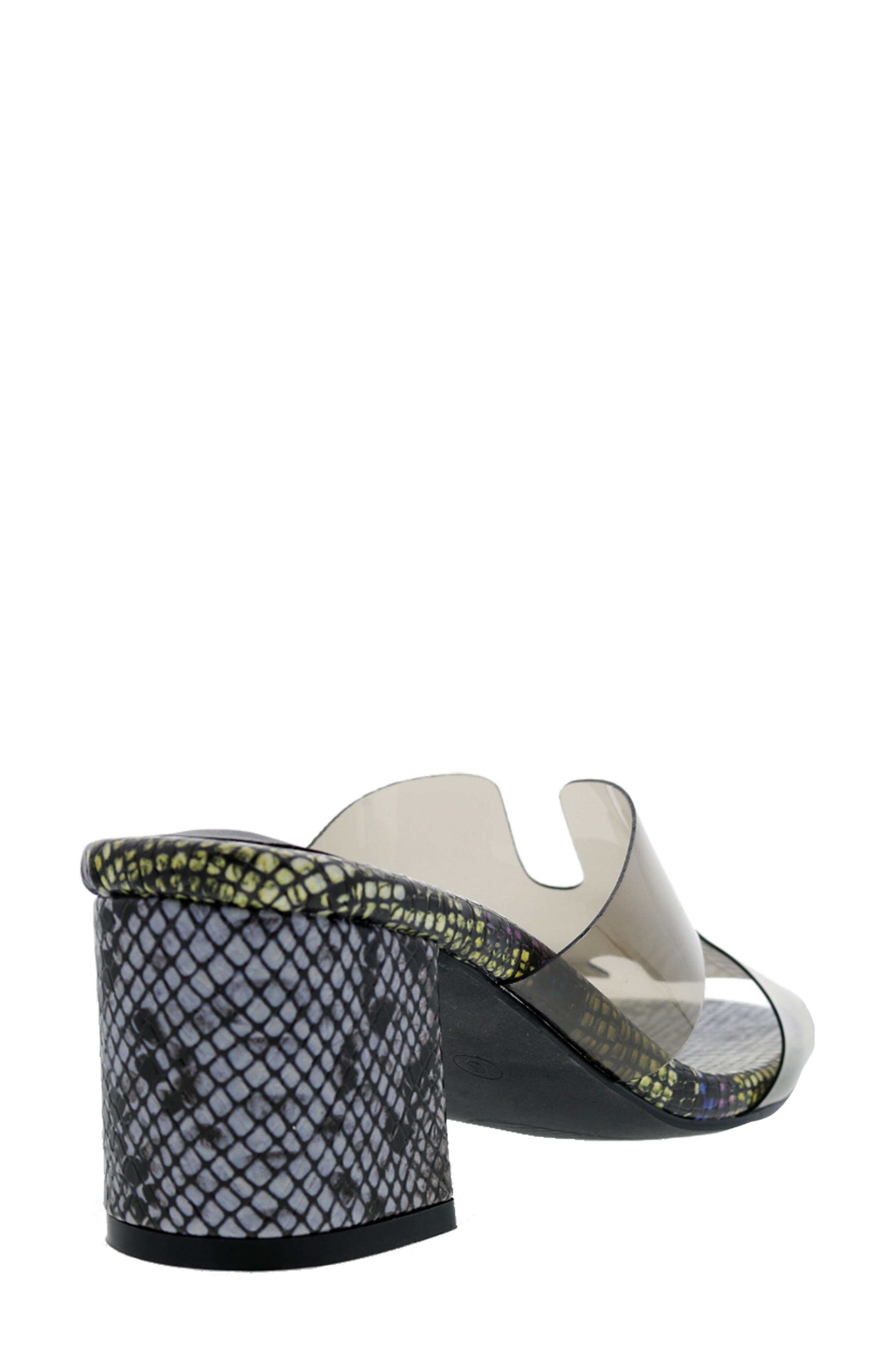 BELLINI Faze Transparent Block Heel Sandal, Alternate, color, Black