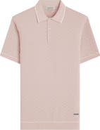 Bugatchi Tipped Contrast Collar Polo Sweater