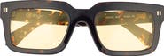 Off-White 54mm Clip-On Square Sunglasses