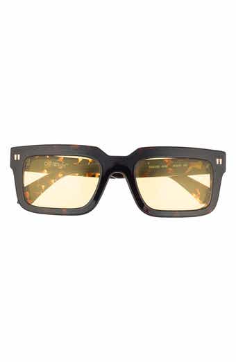 Off-White 54mm Clip-On Square Sunglasses