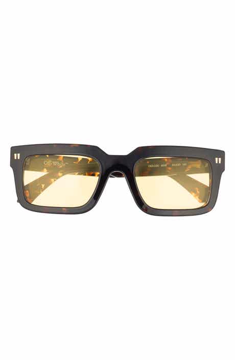 Off-White 54mm Clip-On Square Sunglasses