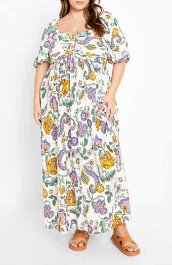 Ellea Puff Sleeve Maxi Dress