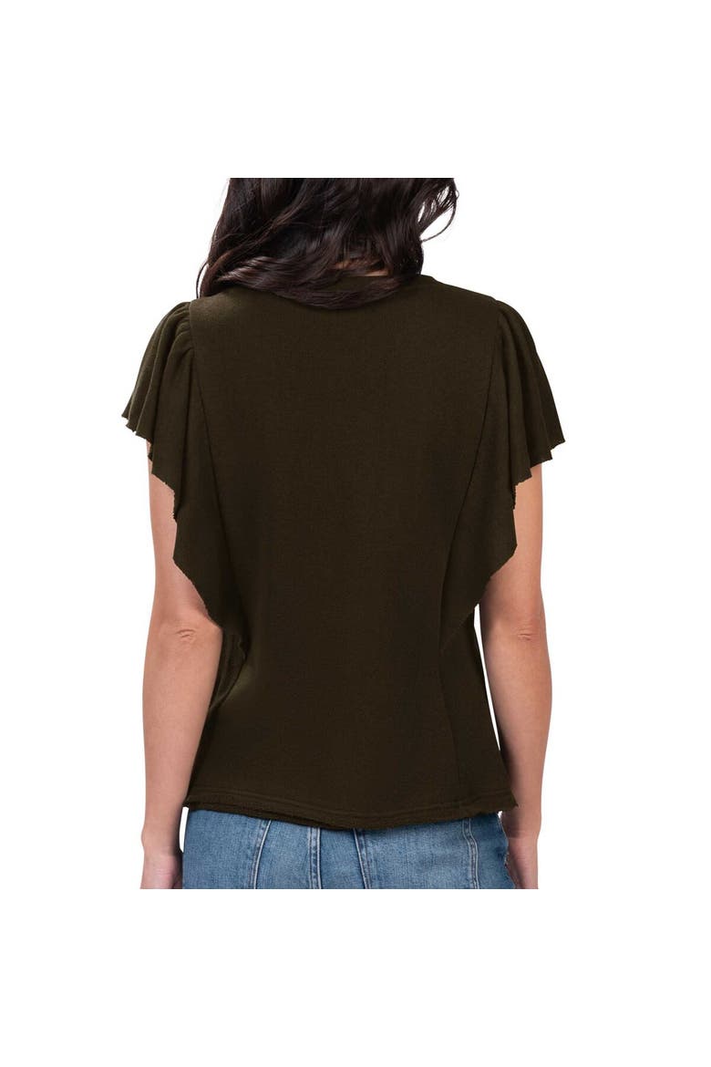 Women's G-III 4Her by Carl Banks Brown San Diego Padres Crowd Wave T-Shirt, Alternate, color, Brown