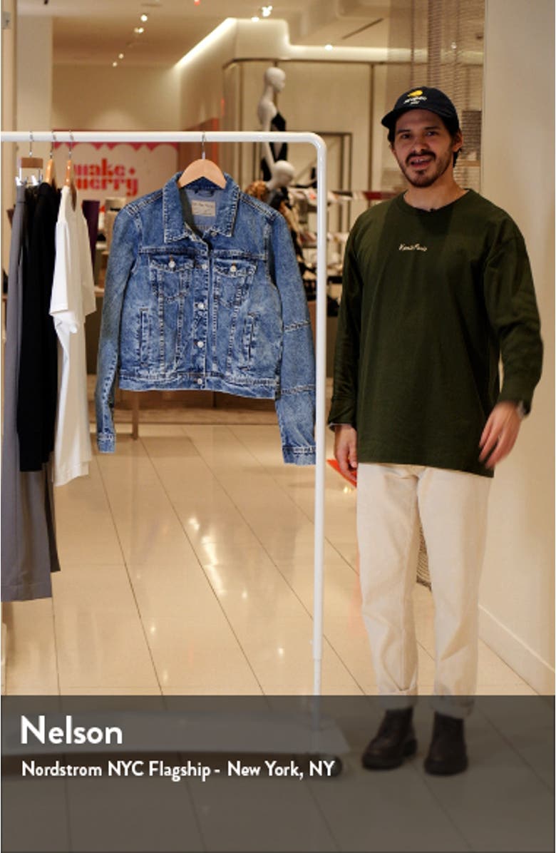 Rumors Crop Denim Trucker Jacket, sales video thumbnail