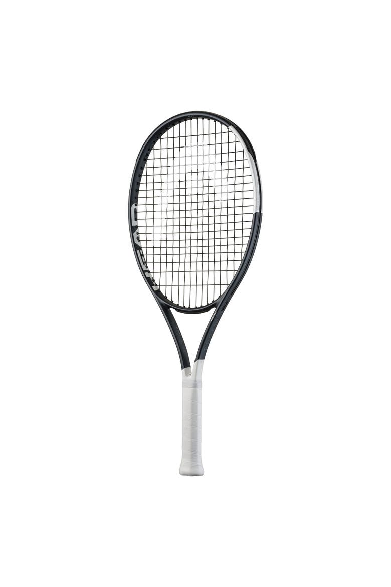 Speed 25 Pre-Strung Jr Tennis Racquet without Cover, Alternate, color, Black