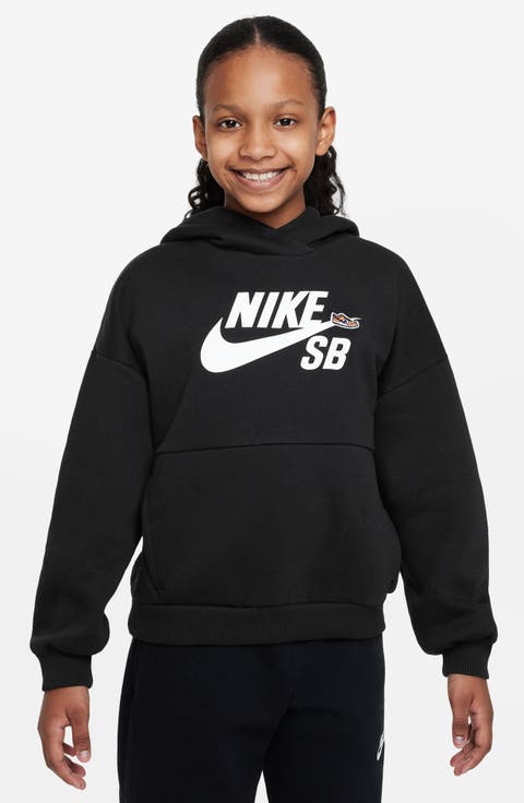 Kids' SB Icon Easy-On Oversize Fleece Hoodie (Little Kid & Big Kid)