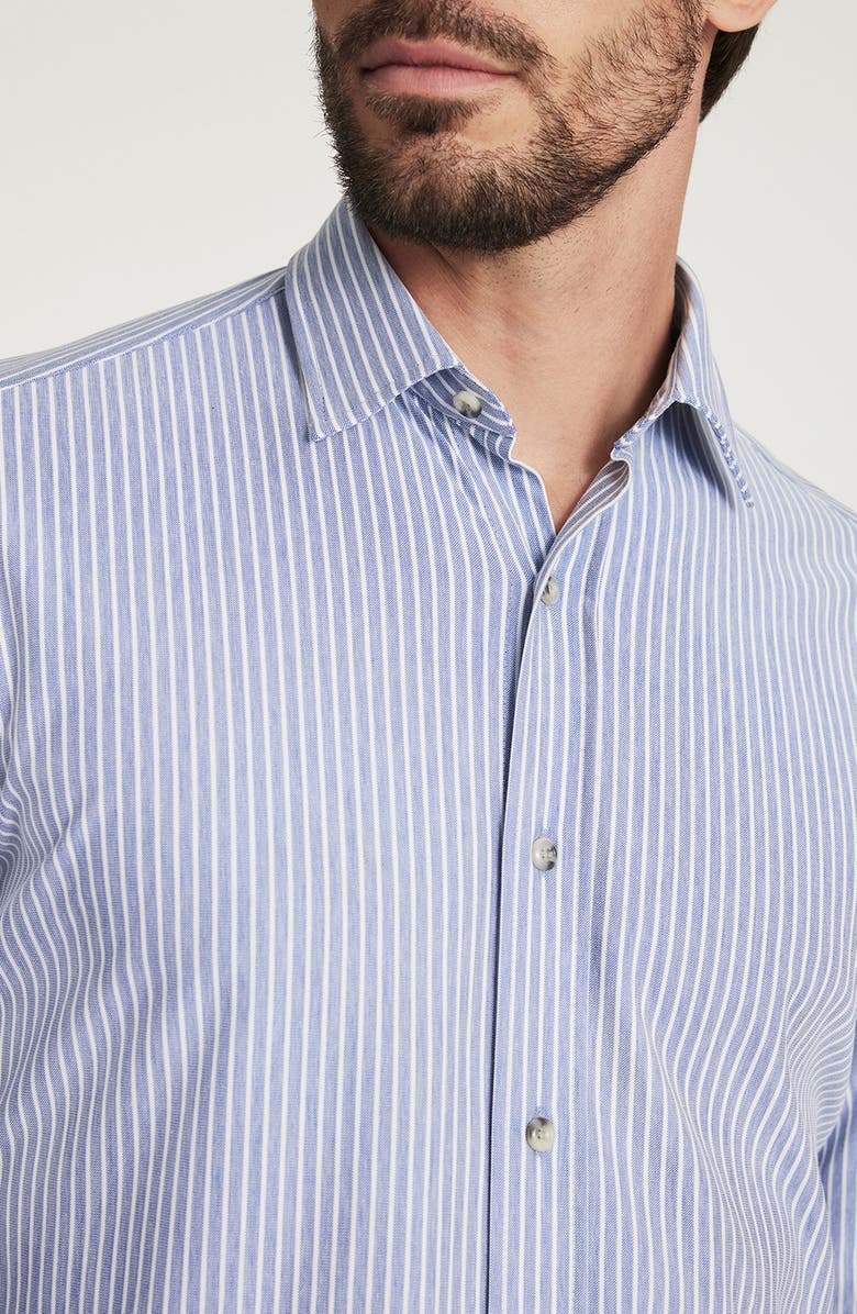34 Heritage Stripe Button-Up Shirt, Alternate, color, Blue