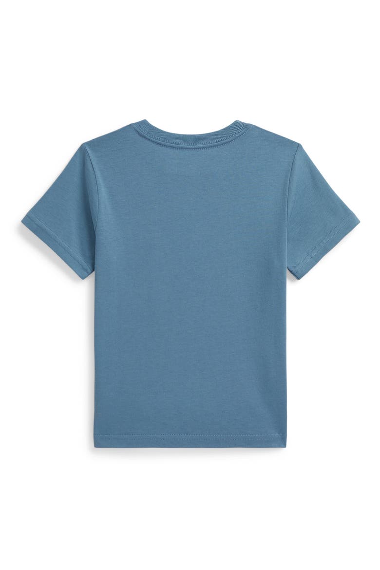Kids' Polo Bear Cotton Graphic T-Shirt, Alternate, color, CMP BLU