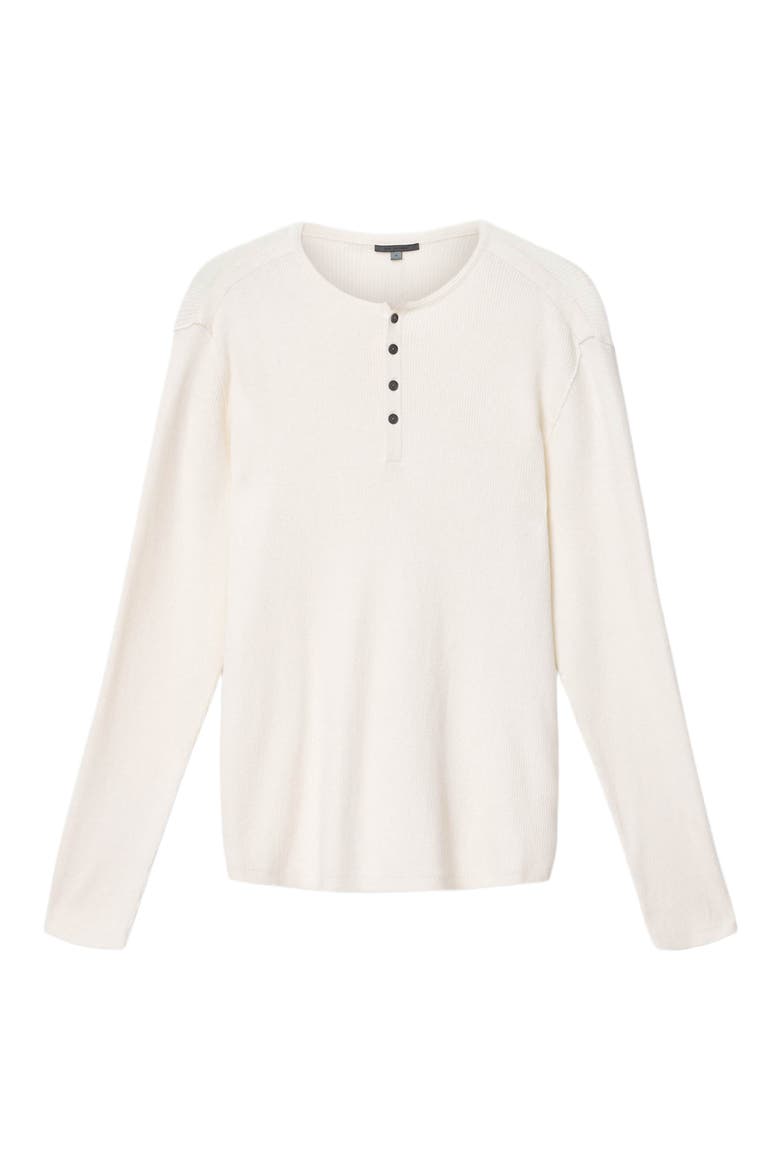 Javis Organic Cotton & Cashmere Rib Henley, Alternate, color, SALT