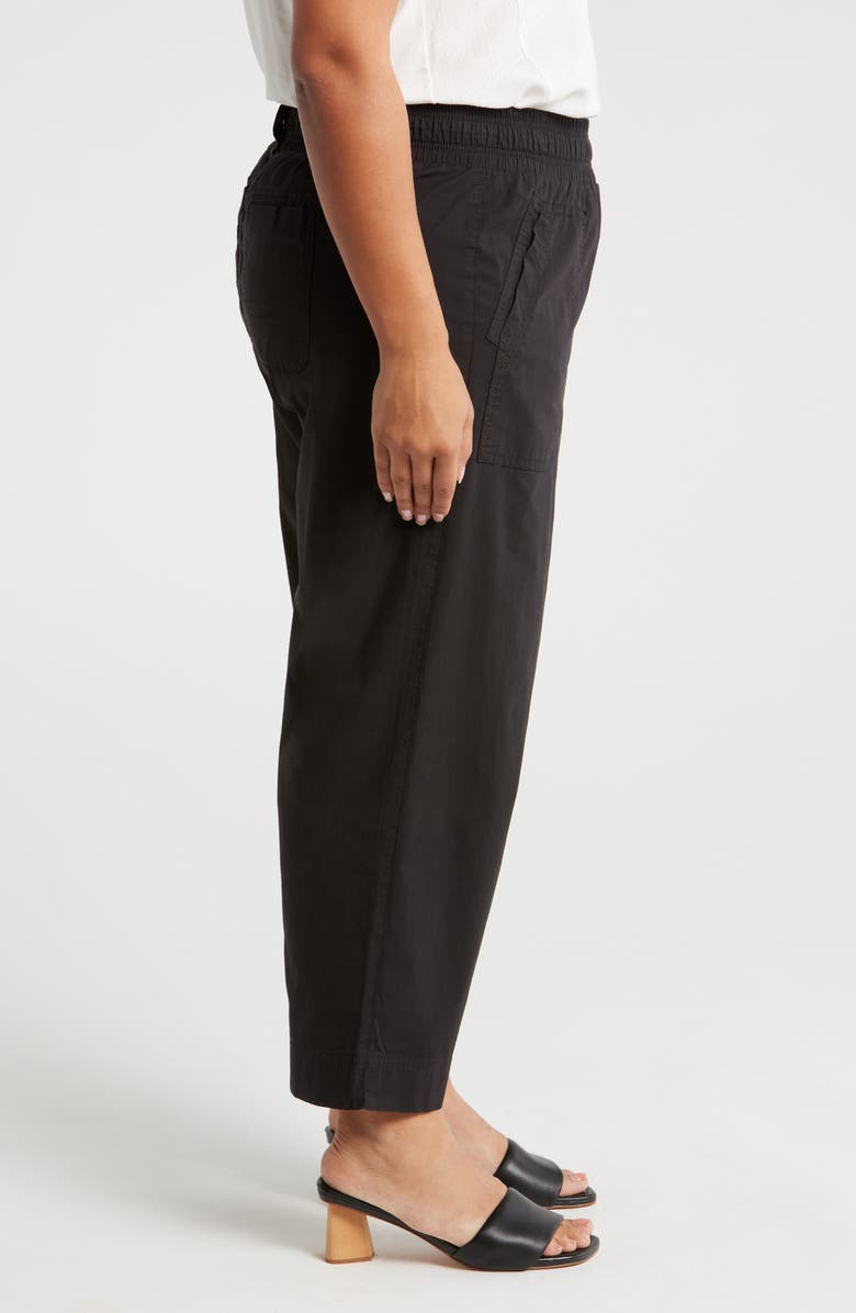 Wit & Wisdom Skyrise Patch Pocket Straight Leg Pants, Alternate, color, Black