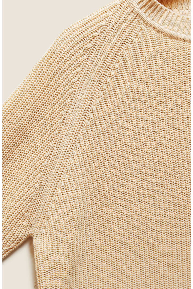 Romey Ribbed Crew, Alternate, color, Crème