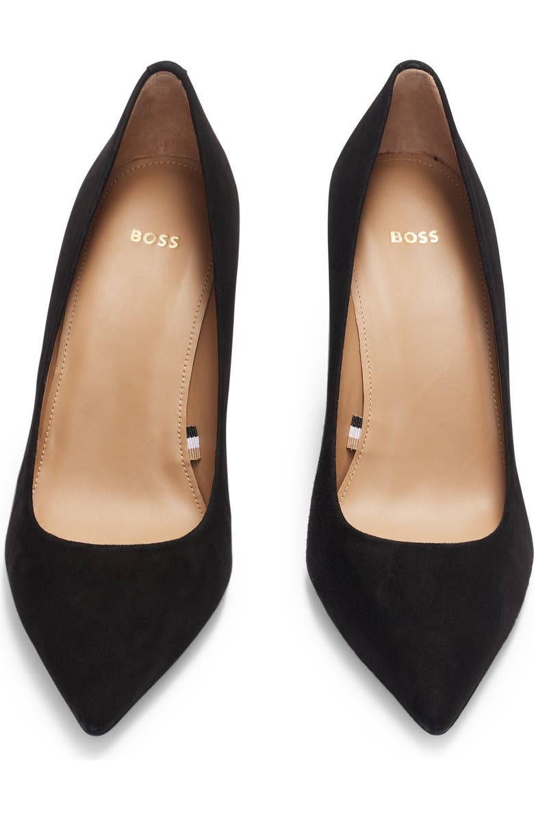 BOSS Janet Block Heel Pointed Toe Pump, Alternate, color,