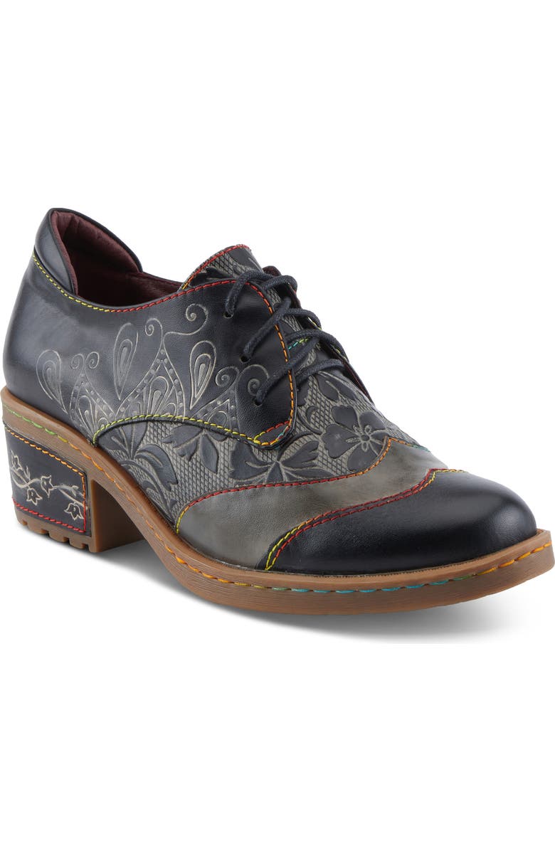L'Artiste by Spring Step Briteetoe Wingtip Derby Pump, Main, color,