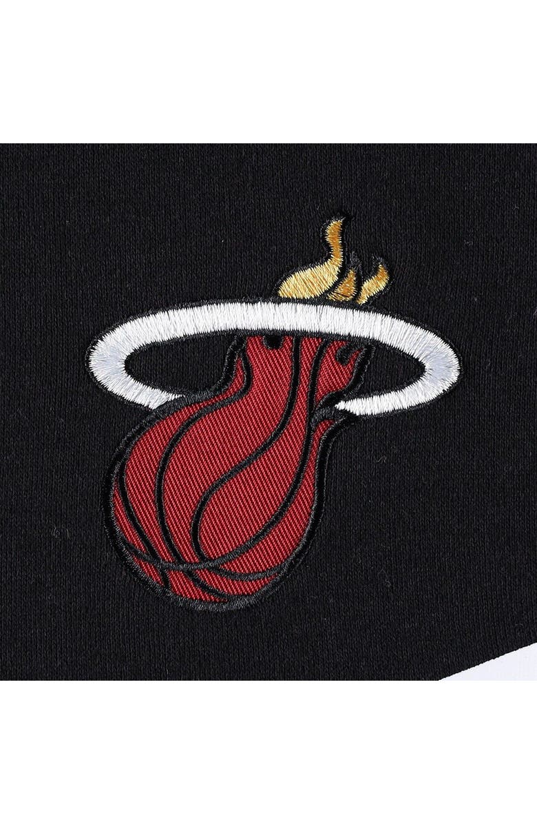 TOMMY JEANS Men's Tommy Jeans Black Miami Heat Bernard Half-Zip Hoodie, Alternate, color, Black