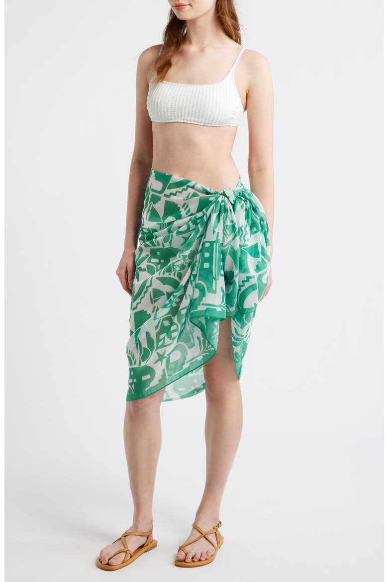 Vacay Ready Pareo, Main, color, GREEN
