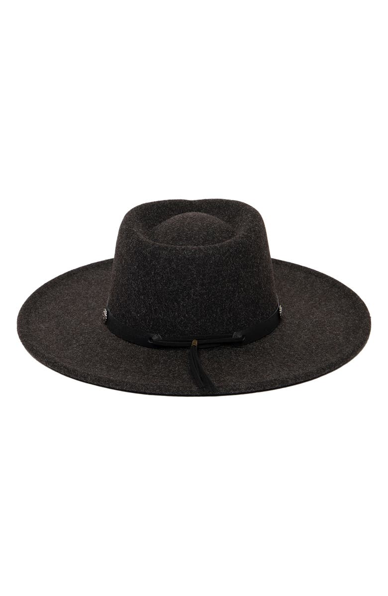 San Diego Hat Faux Felt Fedora, Alternate, color,