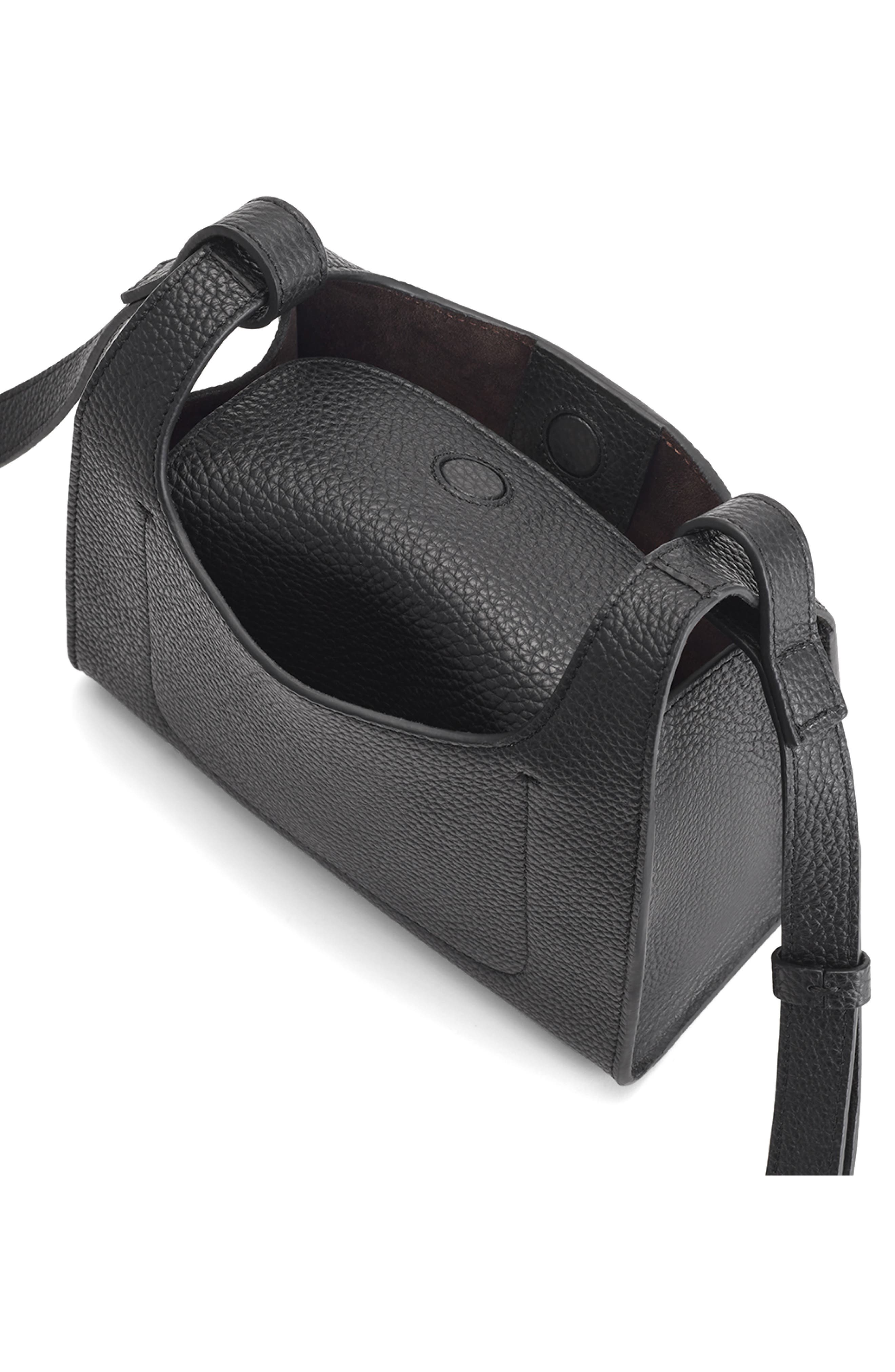 Cuyana Mini Double Loop Leather Crossbody Bag, Alternate, color, 