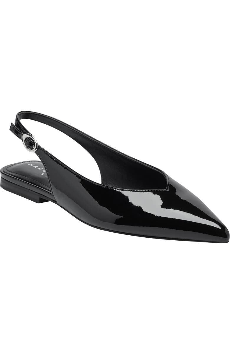 Marc Fisher LTD Gabra Pointed Toe Slingback Flat, Main, color,