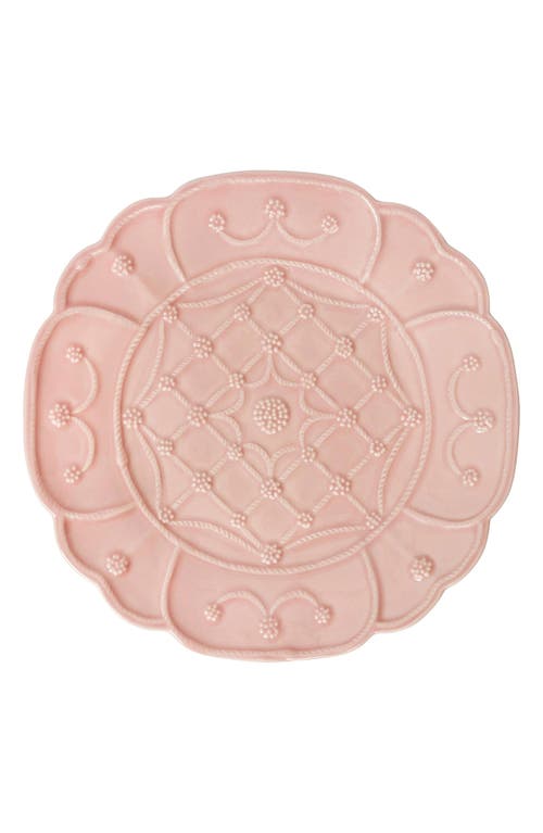 Juliska Jardins Du Monde Assorted Dessert/salad Plates, Set Of 4 In Blush
