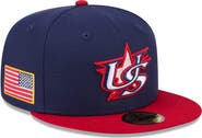 New Era Men's New Era  Navy/Red USA Baseball 2026 World Baseball Classic 59FIFTY Fitted Hat