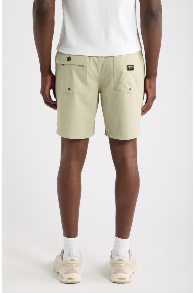 Warwick Stretch Drawstring Shorts, Alternate, color, MOSS