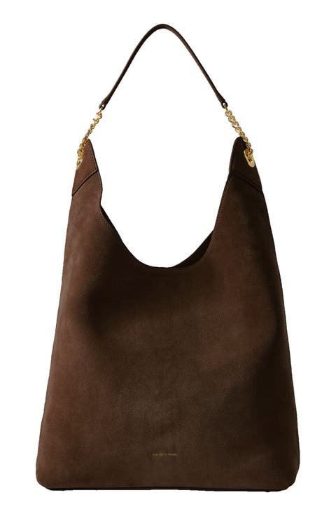 Jour Suede Hobo Bag